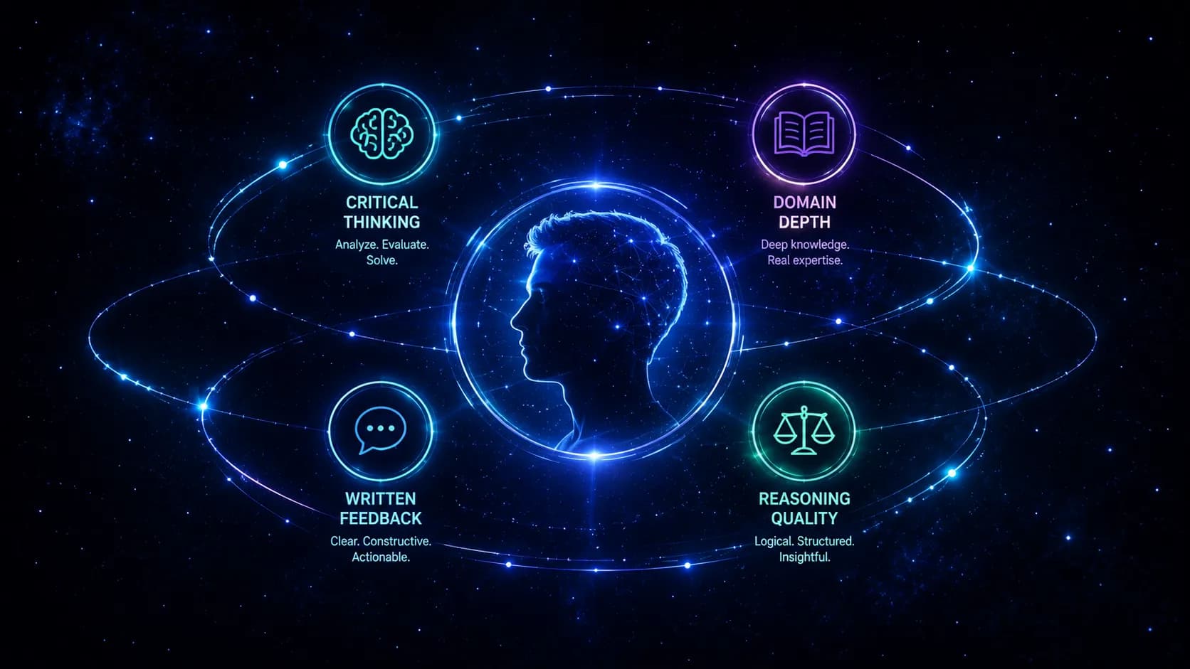 Illustration of the skill stack required for generative AI training roles
